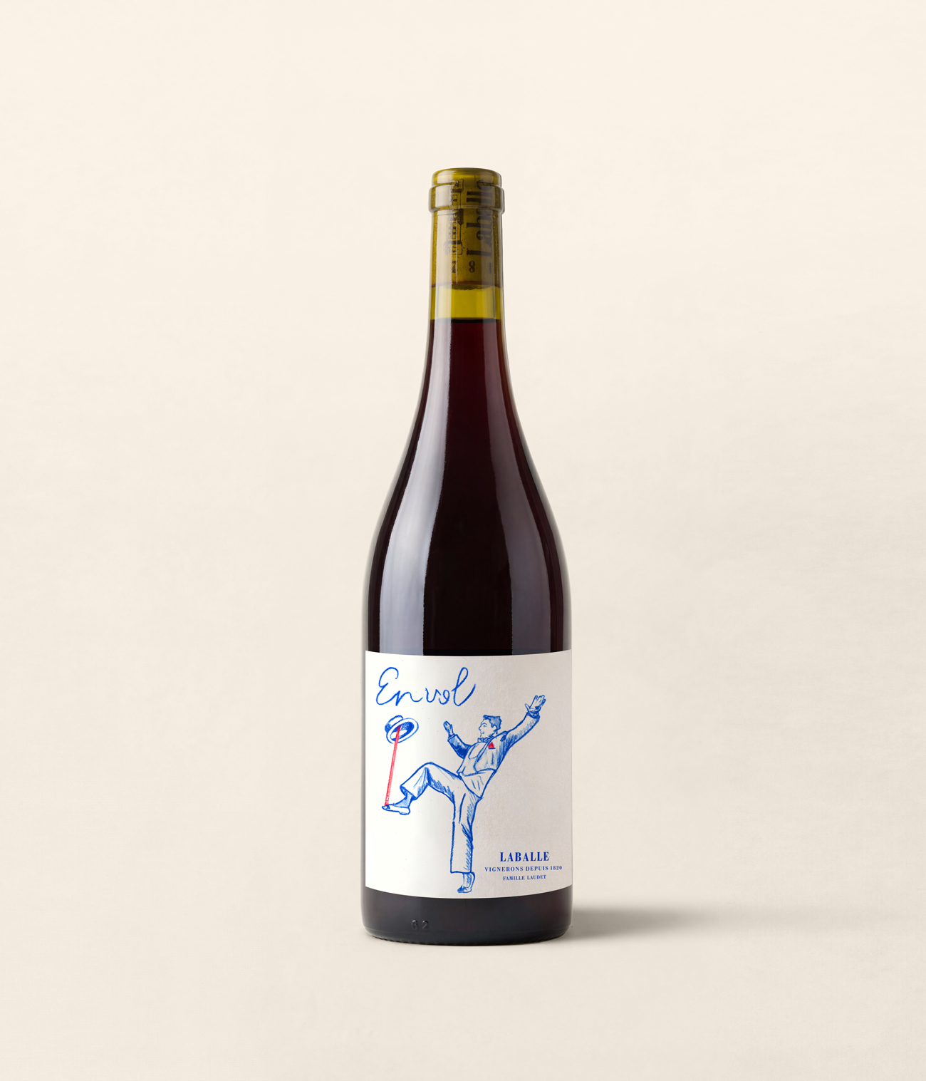 Laballe Branding — Wine Range Label design 2025 | Reflection on the main Laballe wine range design