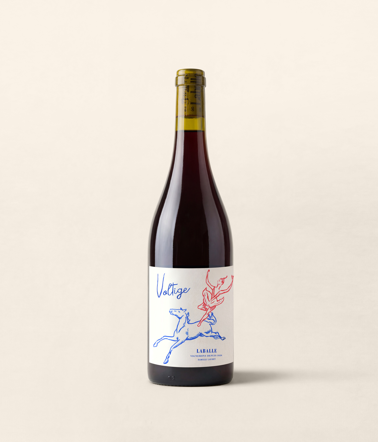 Laballe Branding — Wine Range Label design 2025 | Reflection on the main Laballe wine range design